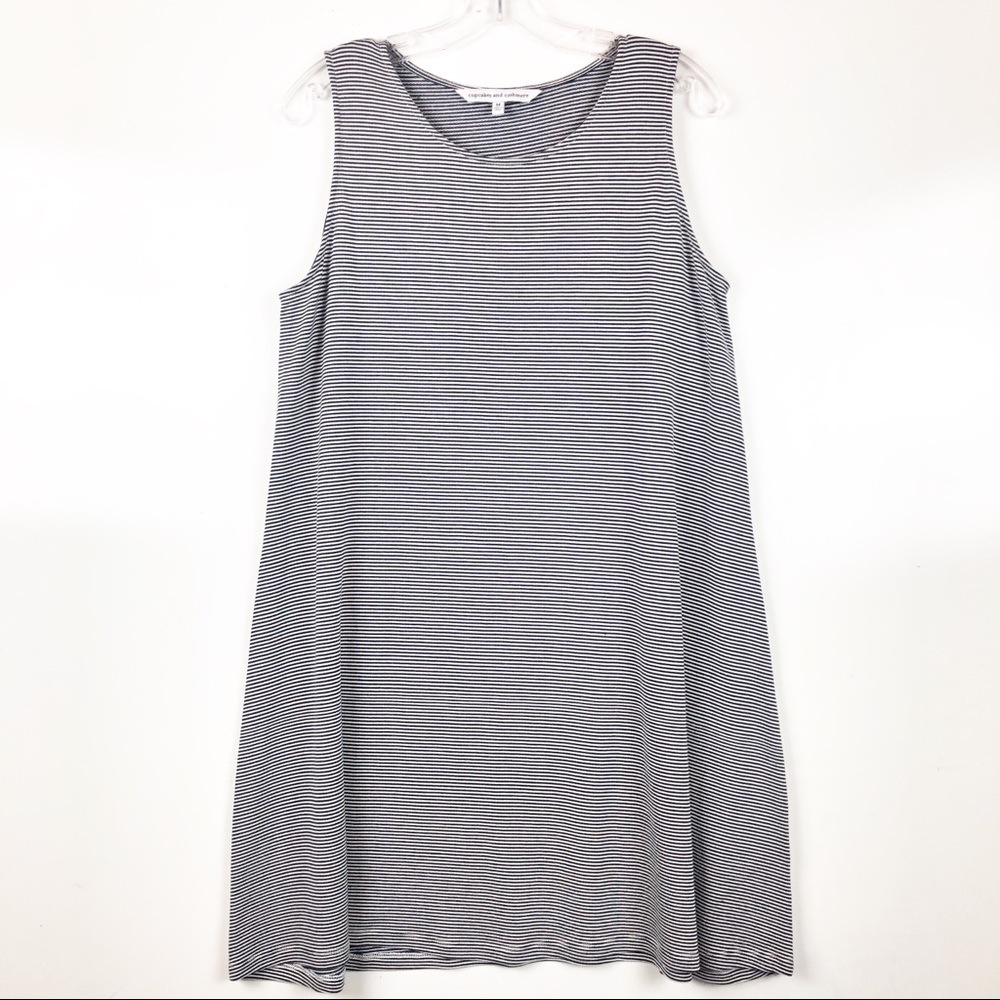 🔥Cupcakes & Cashmere Jersey A Line Striped Dress